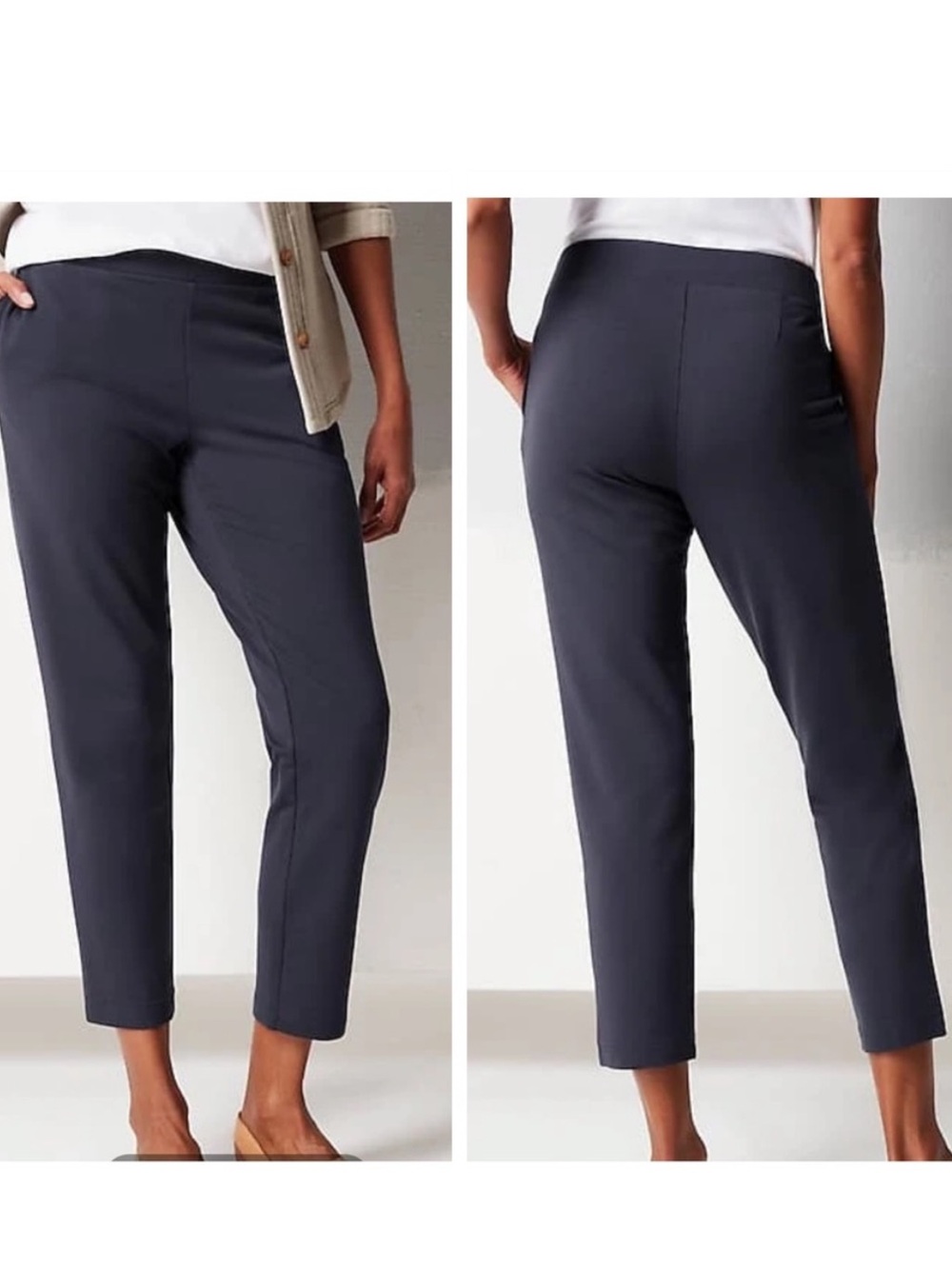 J.Jill Pure Jill Affinity French Terry Slim Crop Pants XL Tall